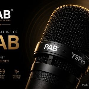 Micro Dynamic PAB Y9Pro chính hãng dành Cho Thu Âm, Podcast & Livestream