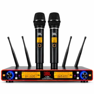 Micro không dây cao cấp JBL T 600 chính hãng dành cho karaoke gia đình, KTV và sự kiện