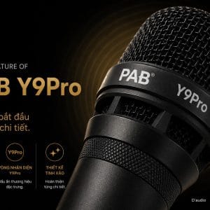 Micro Dynamic PAB Y9Pro chính hãng dành Cho Thu Âm, Podcast & Livestream