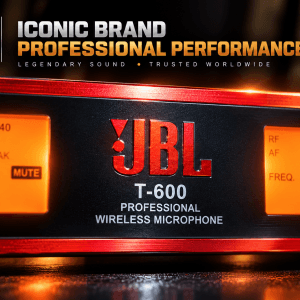 Micro không dây cao cấp JBL T 600 chính hãng dành cho karaoke gia đình, KTV và sự kiện