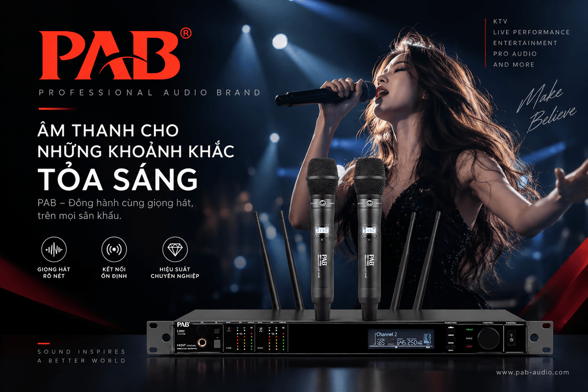 Pab audio la nha san xuat micro chuyen nghiep hang dau tai trung quoc