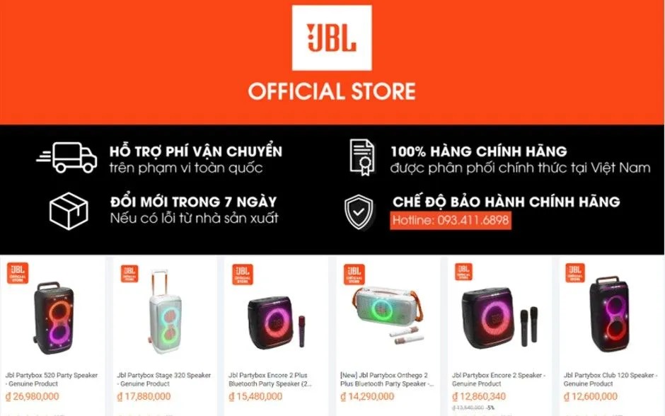 JBL la thuong hieu am thanh duoc mua nhieu nhat tren TMDT khi noi ve thi turong am thanh viet 2026