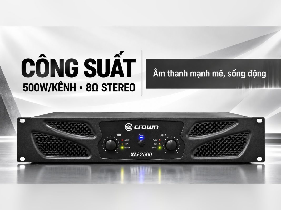 Cục đẩy công suất Crown XLi 2500