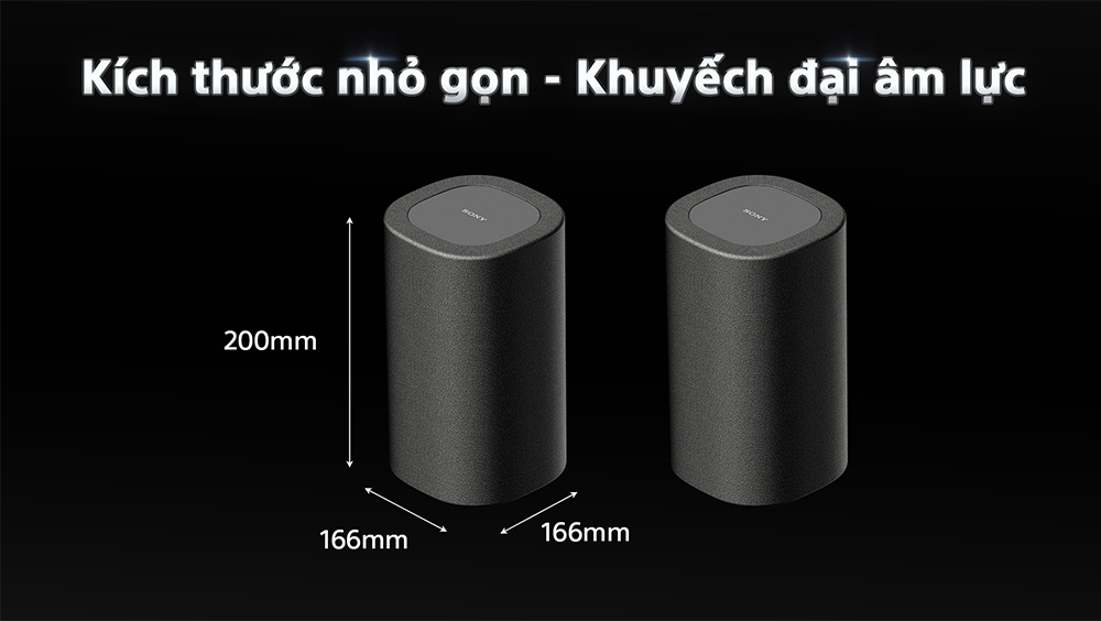Loa Sony BRAVIA Theatre Rear 8 SA-RS8 | Loa sau không dây 27 kich thuoc loa sau khong day sony bravia theatre rear 8 sars8z sp1